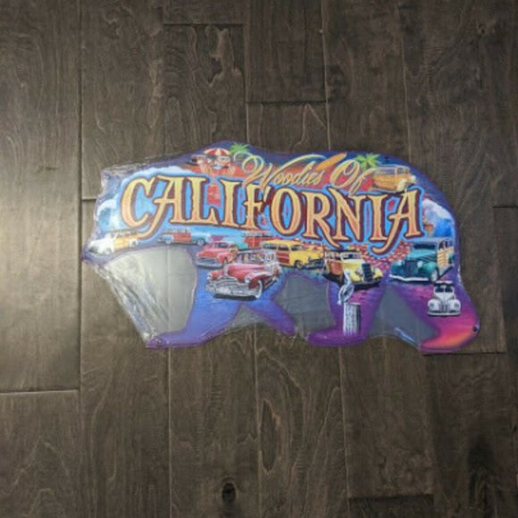 Giant 23" California BEAR CALI Rubicon 3d cutout retro guard USA Steel Plate - Picture 4 of 7